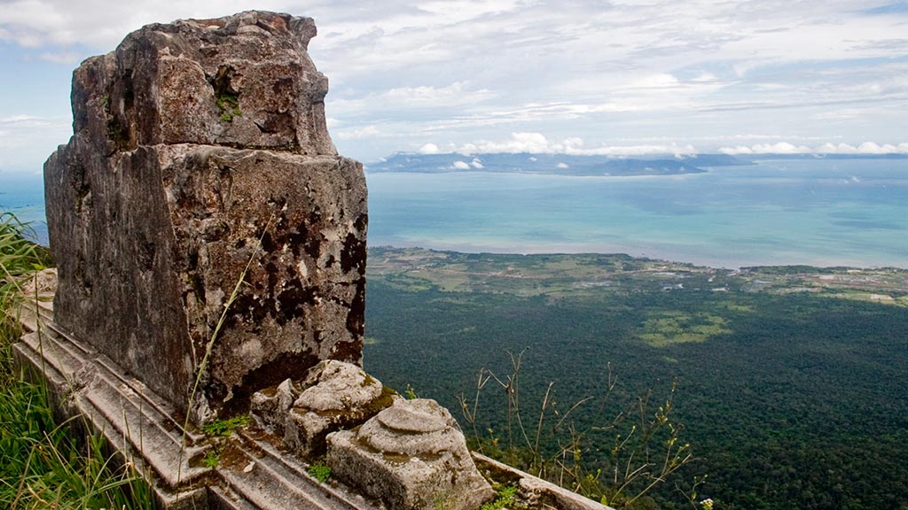 View to the Gulf of Thailand from Phnom Bokor